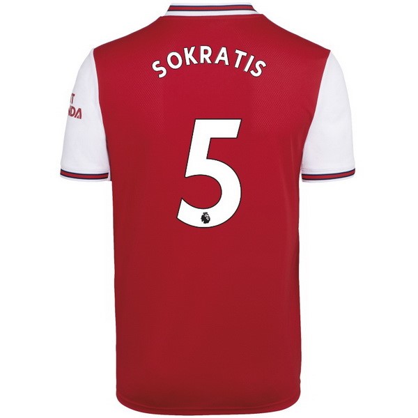 Camiseta Arsenal NO.5 Sokratis 1ª 2019-2020 Rojo